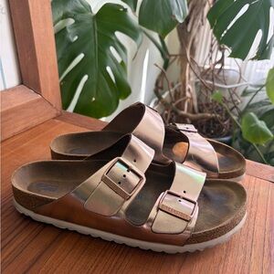 Birkenstock Rose Gold Sandals